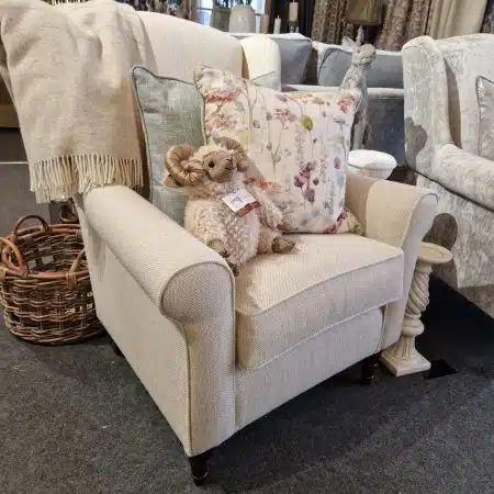 Finchley Chair in End of Line Laura Ashley Harley Plain Natural