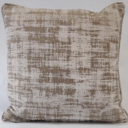 18″ Piped Cushion Cover in Beth – Oyster